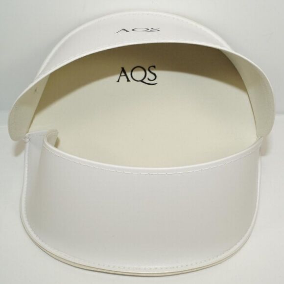 AQS LARGE WHITE SEMI-SOFT SUNGLASSES GLASSES CASE - Picture 4 of 4